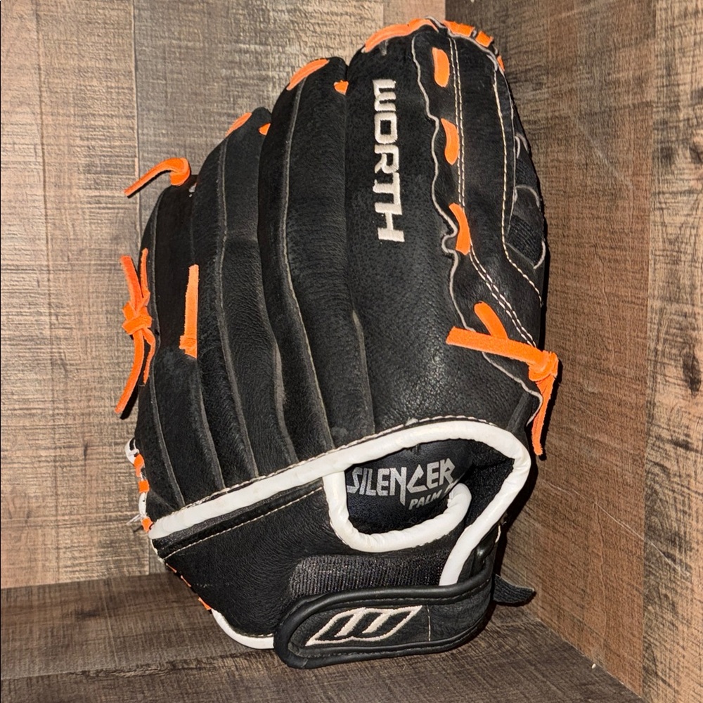 Worth Silencer Black with Orange Accents Glove-size 12.5 “